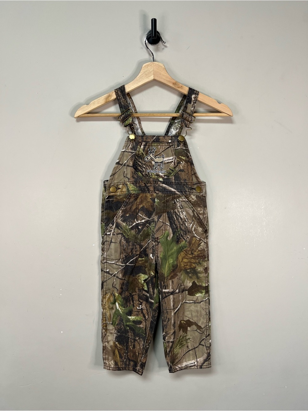 Toddlers Realtree Camo Overalls